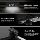 Galanz 47-Bottle Built-In Wine Cooler In Stainless Steel (GLW57MS2B16)