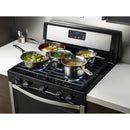 Whirlpool 30-inch Freestanding Gas Range with AccuSimmer® Burner WFG505M0BS