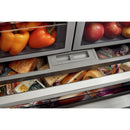 KitchenAid French 3-Door Refrigerator with External Water and Ice Dispensing System (PrintShield Stainless Steel)KRFF577KPS