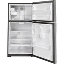 GE 33-inch, 21.9 cu. ft. Top Freezer Refrigerator with icemaker (Stainless Steel) (GIE22JSNRSS)