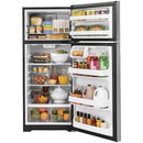 GE 28-inch, 17.5 cu.ft. Freestanding Top Freezer Refrigerator with LED Lighting GTS18GSNRSSGTS18GSNRSS