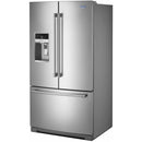 Maytag 36-inch, 27 cu. ft. French 3-Door Refrigerator (Fingerprint Resistant Stainless) MFT2772HEZ (MFT2772HEZ)