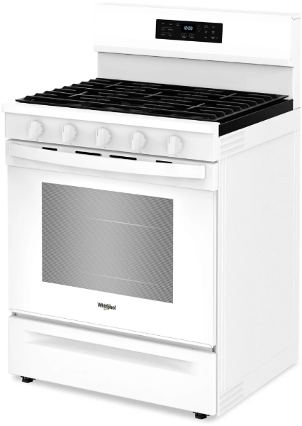 30-inch Gas Range with Air Cooking Technology, No Preheat Air Fry and Air Baking and Self Clean (WFGS5030RW)