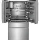 Electrolux 36-inch, 21.8 cu.ft. Counter-Depth French 4-Door Refrigerator with TempAdapt™ Drawer ERMC2295AS