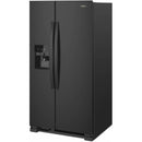 Whirlpool 36-inch, 24.55 cu. ft. Side-By-Side Refrigerator  (Black)WRS325SDHB