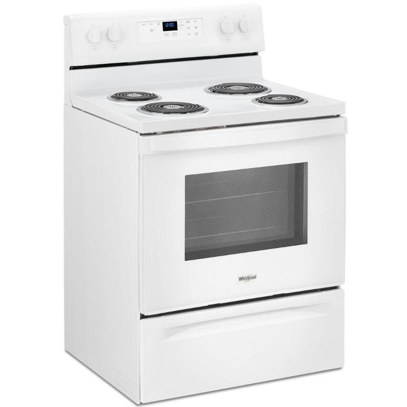 Whirlpool 30-inch, 4.8 cu.ft. Freestanding Electric Range with Self-Cleaning Technology WFC315S0JW (WFC315S0JW)