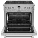 Caf? 36-inch Freestanding Gas Range with WI-FI Connect CGY366P2TS1CGY366P2TS1