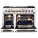 Forno Capriasca Alta Qualita 48-inch Freestanding Gas Range with Convection Technology FFSGS6260-48FFSGS626048