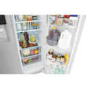 Frigidaire 36-inch, 25.6 cu.ft. Freestanding Side-by-Side Refrigerator with Ice and Water Dispensing System FRSS2623AW