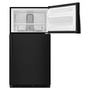 Whirlpool 33-inch, 20.5 cu.ft. Freestanding Top Freezer Refrigerator with Flexi-Side™ Bin WRT311FZDB (Black)WRT311FZDB