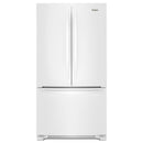 Whirlpool 36-inch, 20.0 cu. ft. Counter-Depth French 3-Door RefrigeratorWRF540CWHW