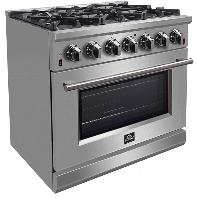 Forno Massimo 36" Freestanding Gas Range FFSGS6239-36