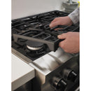 KitchenAid 36-inch Freestanding Dual-Fuel Range with Even-Heat™ KDRS467VBKKDRS467VBK