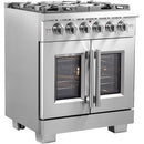 Forno 30-inch Capriasca Freestanding Gas Range with French Door FFSGS6460-30FFSGS646030