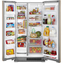 Whirlpool 36-inch, 25.1 cu.ft. Freestanding Side-by-Side Refrigerator WRSA15SNHN