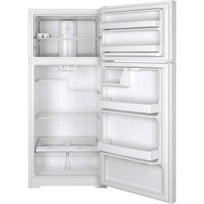 GE 28-inch, 15.5 cu. ft. Top Freezer Refrigerator GTS16DTHWW IMAGE 3