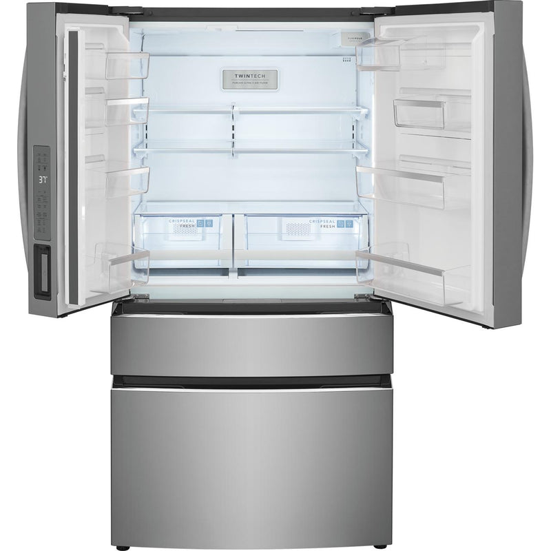 (GRMG2272CF) Frigidaire Gallery 36-inch, 22.1 cu. ft. Counter-Depth French 4-Door Refrigerator with Interior Ice Maker GRMG2272CF