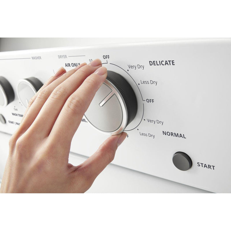 Whirlpool Stacked Washer/Dryer Electric Laundry Center WETLV27HW (WETLV27HW)