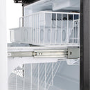 KitchenAid 36-inch, 20 cu. ft. French 3-Door Refrigerator with Interior Water Dispenser KRFC300EBSKRFC300EBS