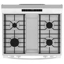 GE 30-inch Freestanding Gas Range with SmartHQ™ GGF400PV (White) (GGF400PVWW)