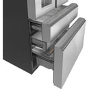 Caf? 36-inch, 22.3 cu.ft. Counter-Depth French 4-Door Refrigerator with Wi-Fi (Platinum Glass) CXE22DM5PS5 (CXE22DM5PS5)