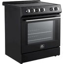 Forno 30-inch, 5 cu.ft Leonardo Espresso Electric Range FFSEL6012-30BLK