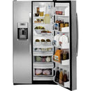 GE Profile 36-inch, 28.4 cu. ft. Side-by-Side Refrigerator with Ice and Water PSS28KSHSS IMAGE 2