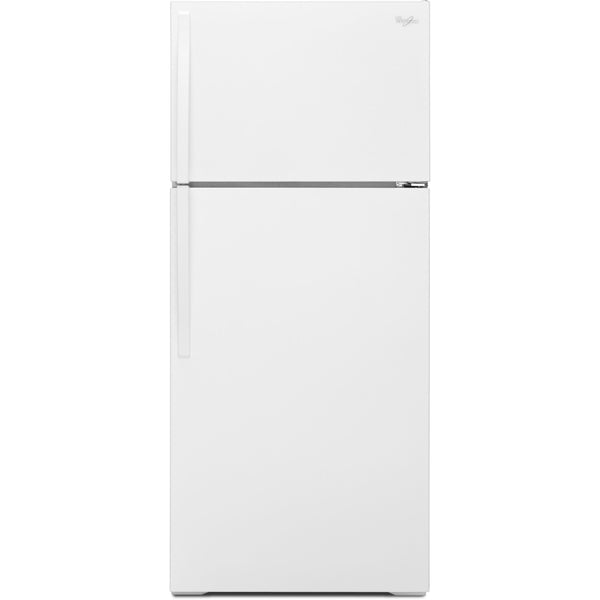 Whirlpool 28-inch, 16 cu. ft. Top Freezer Refrigerator WRT106TFDW IMAGE 1