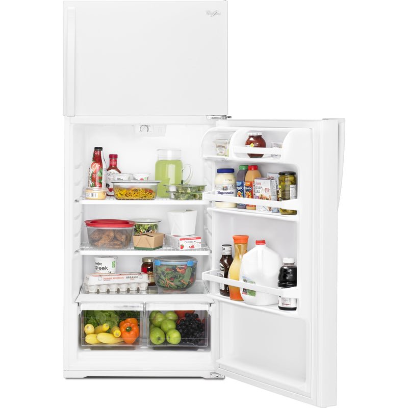 Whirlpool 28-inch, 16 cu. ft. Top Freezer Refrigerator WRT106TFDW IMAGE 4