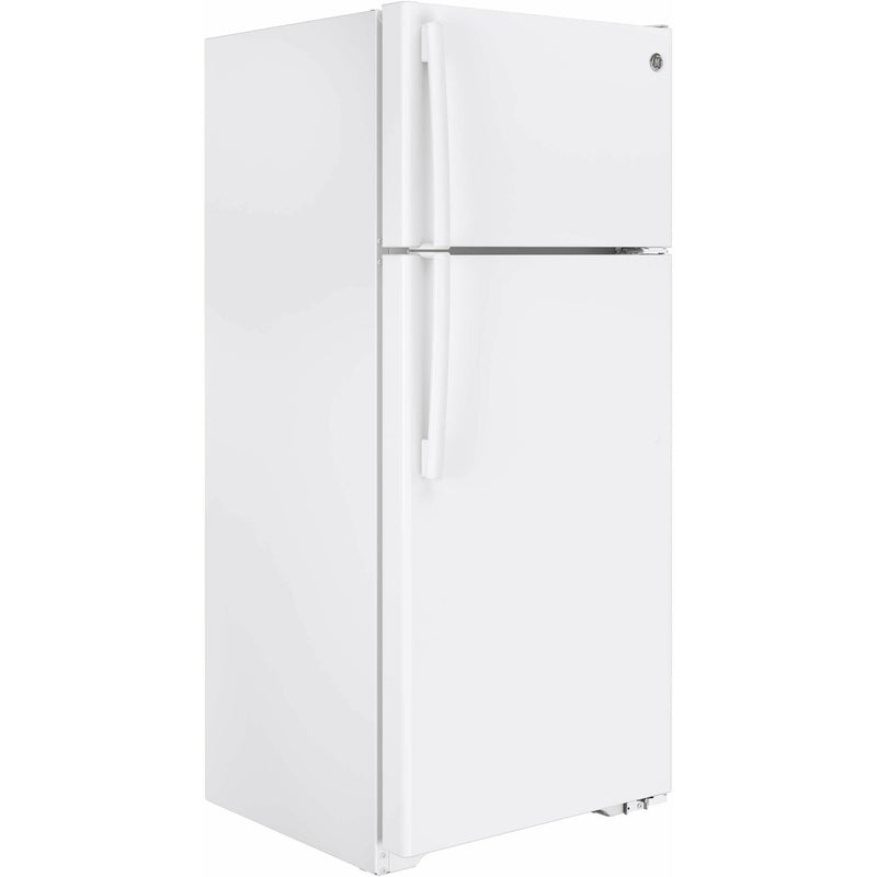 GE 28-inch, 17.5 cu.ft. Freestanding Top Freezer Refrigerator GTS18GTHWW IMAGE 4