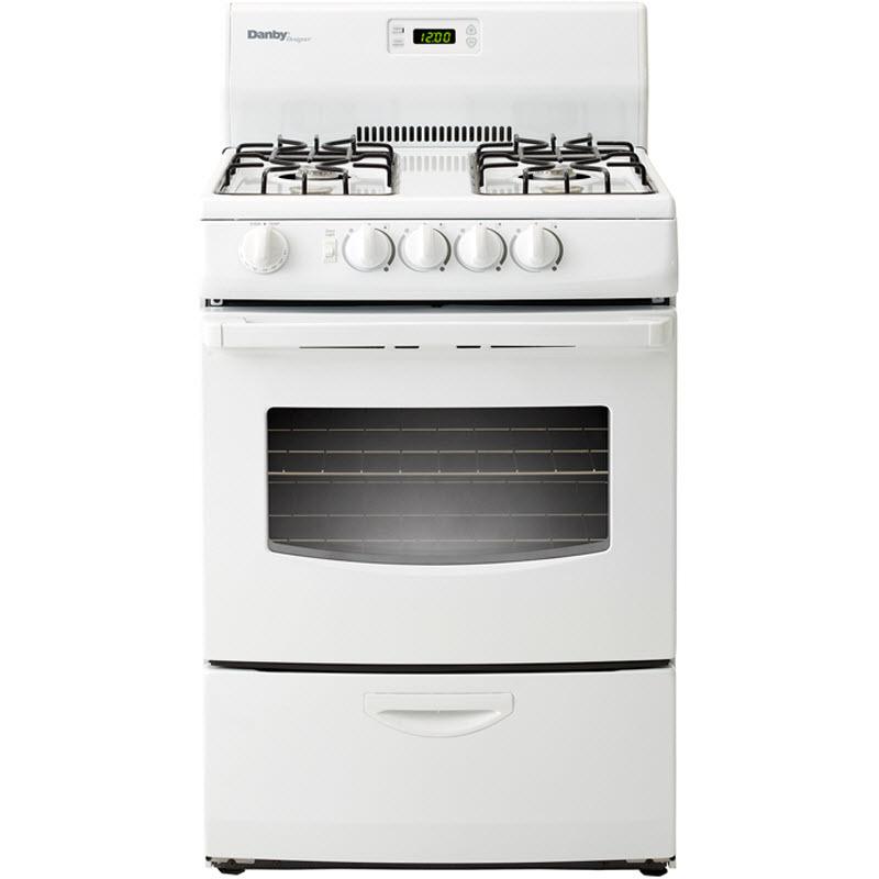 Danby 24-inch Freestanding Gas Range DR241WGLP IMAGE 1