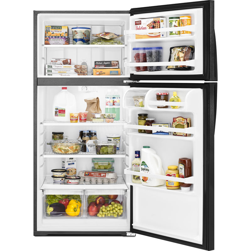 Whirlpool 28-inch, 14.3 cu. ft. Top Freezer Refrigerator WRT104TFDB IMAGE 3