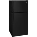 Whirlpool 30-inch, 18.2 cu.ft. Freestanding Top Freezer Refrigerator with Flexi-Slide Bin WRT138FZDB IMAGE 2