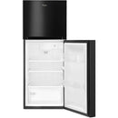 Whirlpool 25-inch, 10.68 cu.ft. Freestanding Top Freezer Refrigerator WRT111SFDB IMAGE 3