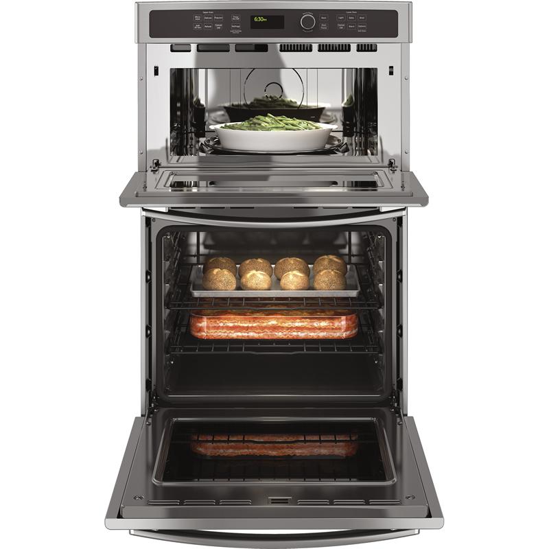 GE 27-inch, 4.3 cu. ft. Built-in Combination Wall Oven JK3800SHSS IMAGE 4
