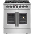 Forno 30-inch Freestanding Dual Fuel Range with French Door FFSGS6356-30