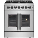Forno 30-inch Freestanding Dual Fuel Range with French Door FFSGS6356-30FFSGS635630