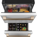 Caf? 24-inch 5.7 cu. ft. Dual-Drawer Refrigerator CDE06RP4NW2CDE06RP4NW2