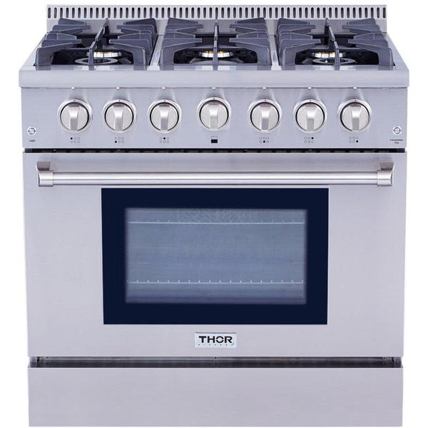 Thor Kitchen 36-inch Freestanding Gas Range HRG3618U