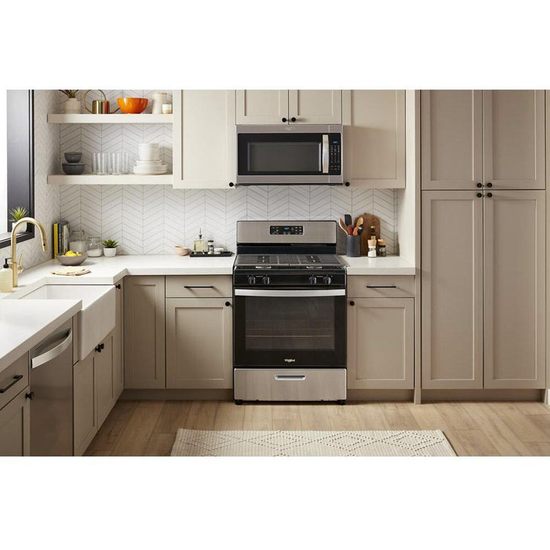 (WFG320M0MS) Whirlpool 30-inch Freestanding Gas Range WFG320M0MS