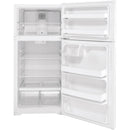 GE 16.6 cu. ft. Top Freezer Refrigerator with recessed handle GPE17CTNRWWGPE17CTNRWW