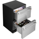 Caf? 24-inch 5.7 cu. ft. Dual-Drawer Refrigerator CDE06RP2NS1CDE06RP2NS1
