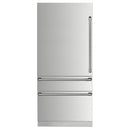 Café 36-inch, 20.2 cu. ft. Fully-Integrated Bottom Freezer Refrigerator with Wi-Fi Connect CIC36LP2VS1