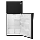 Whirlpool 30-inch, 18.2 cu.ft. Freestanding Top Freezer Refrigerator with Flexi-Slide Bin WRT138FZDB