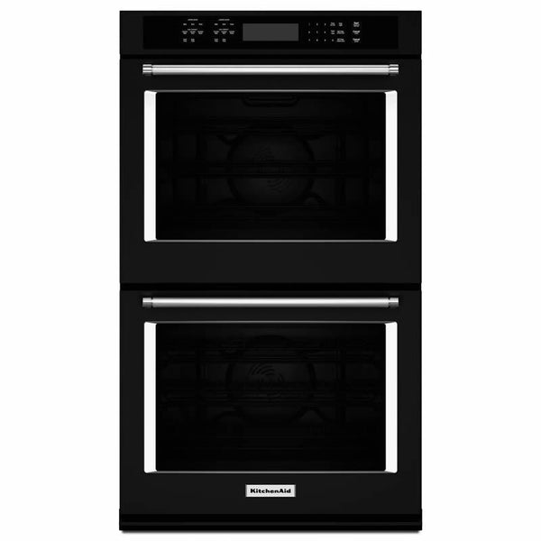 KitchenAid 27-inch, 8.6 cu. ft. Built-in Double Wall Oven with Convection KODE507EBL IMAGE 1