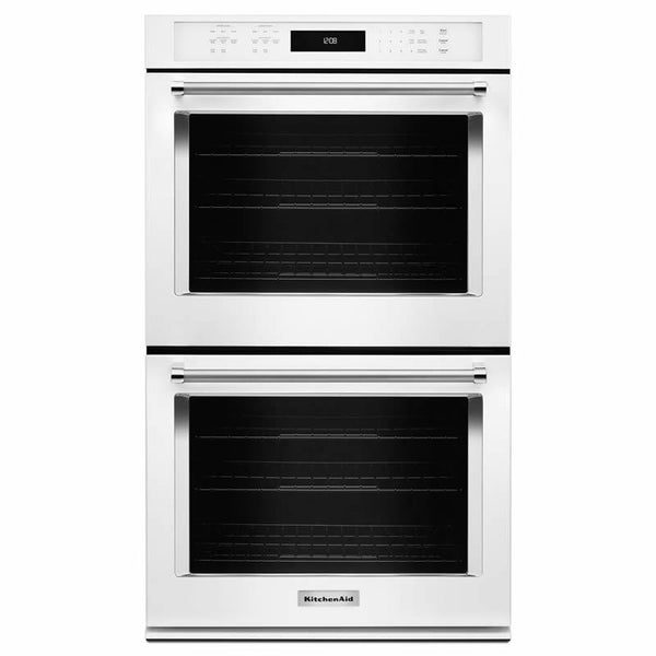 KitchenAid 30-inch, 10 cu. ft. Built-in Double Wall Oven with Convection KODE500EWH IMAGE 1