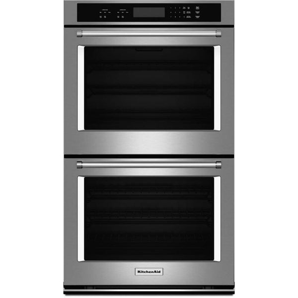 KitchenAid 27-inch, 8.6 cu. ft. Built-in Double Wall Oven KODT107ESS IMAGE 1