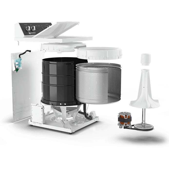 Speed Queen Top Loading Washer with Perfect Wash™ system AWN43RSN116TW01 (TR3003WN)