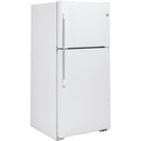 GE 30-inch, 19.2 cu.ft. Freestanding Top Freezer Refrigerator with LED Lighting GTS19KGNRWWGTS19KGNRWW