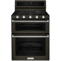 KitchenAid 30-inch Freestanding Gas Range KFGD500EBS